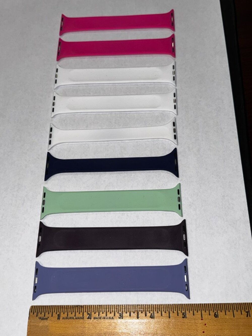 9 stretchy silicone solo loop watch bands. Fit Apple 41mm. - Picture 2 of 2